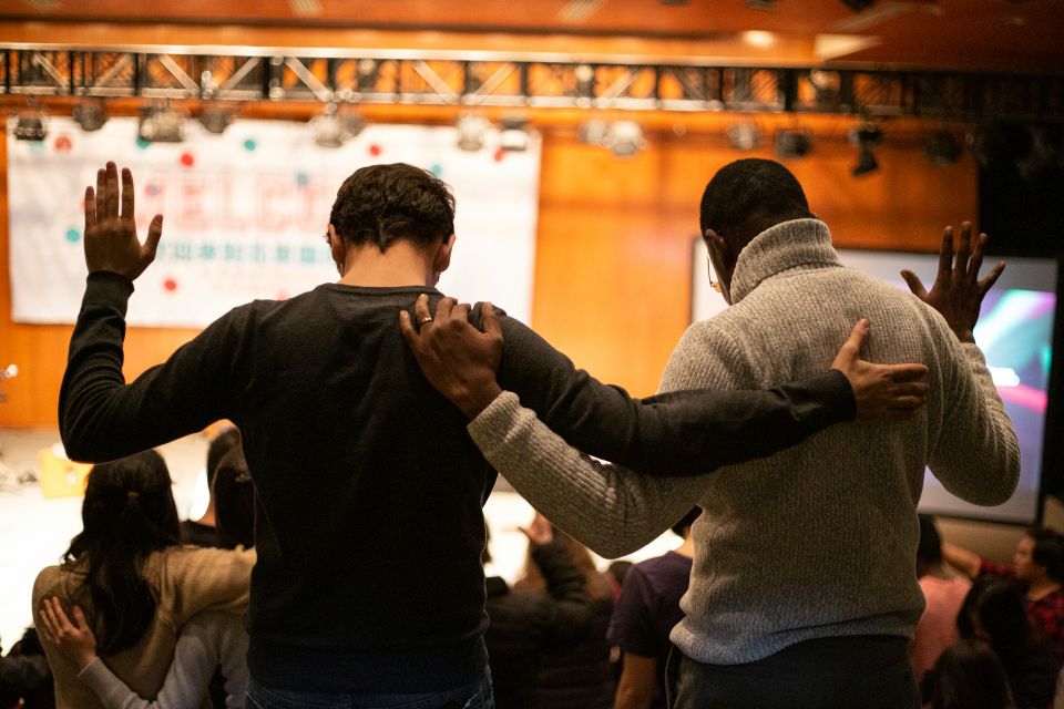 Church volunteers serving the community